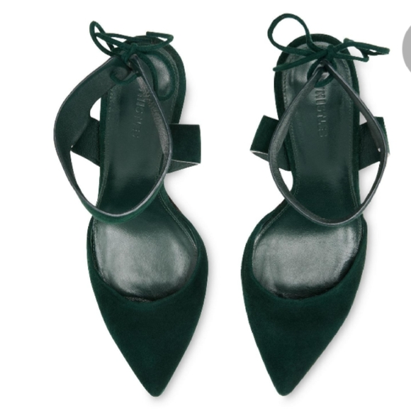 Whistles Ankle Tie Shoes - Picture 2 of 8